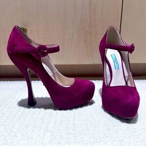 Womens Prada platform heels